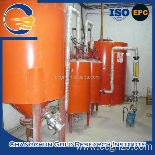 Low tension desorption rates gold extraction machines